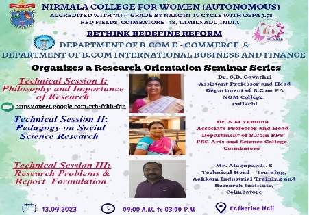 Research Orientation Seminar Series